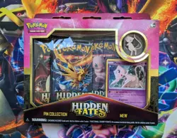 Pokemon Hidden Fates Mew Pin Collection SEALED Pokemon Trading Card Game TCG - Image 1