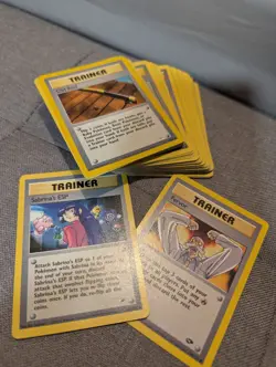 Pokemon Cards Gym Challenge Neo Discovery Bundle Joblot Old Vintage Base fossil - Image 3