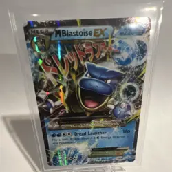 Pokemon M Blastoise EX 18/83 Generations Mega Full Art Holo Ultra Rare TCG Card - Image 1