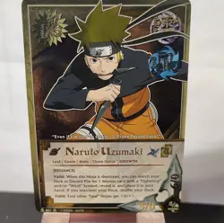 Naruto CCG Naruto Uzumaki Ninja Card 861 Vintage English 2002 - Image 1