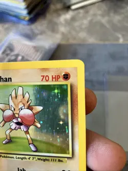 Pokemon TCG Hitmonchan Holo Card Base Set 7/102 - Image 4