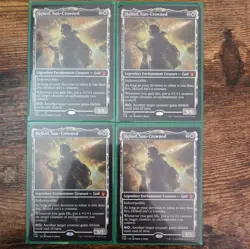 4x MTG - Heliod, Sun-Crowned - Theros Beyond Death - Showcase - Mythic - NM - Image 1