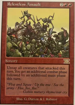 Relentless Assault #202 (HP) Classic Sixth Edition 6ED Magic MTG ✅ NM - Image 1