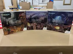 MTG Final Fantasy Scene Boxes Lot of 3 Sealed Magic the Gathering - Image 1