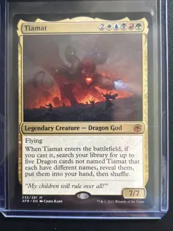 Tiamat Adventures in the Forgotten Realms Regular Near Mint - Image 1