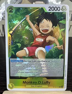 Luffy Ace Sabo ST13 Goa Kingdom Foil Set ONE PIECE Card English All NM - Image 4