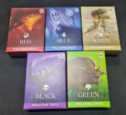 MTG 2024 Welcome Deck Set of 5 - New Sealed - Image 1