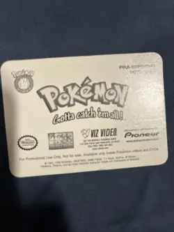 1998 Pokemon Pioneer Viz Video Lenticular Promo Gengar Card PIKA-0031D MP - Image 2