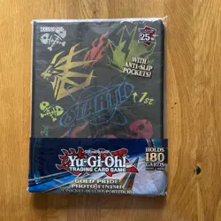 Yu-Gi-Oh Gold Pride Photo Finish Binder-holds 180 Cards New Sealed - Image 1