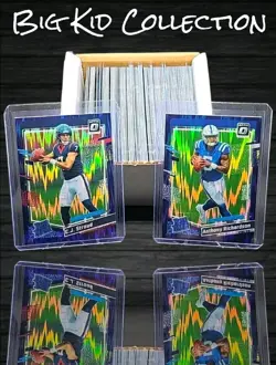 2023 Donruss Optic Rated Rookie Purple Shock Prizm Complete Set (201-300) - Image 1