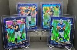 2023 Donruss Optic Rated Rookie Purple Shock Prizm Complete Set (201-300) - Image 3