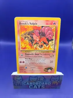 Pokemon Brock's Vulpix [W Stamped] 37/132 Wotc Promo Regular - Image 1