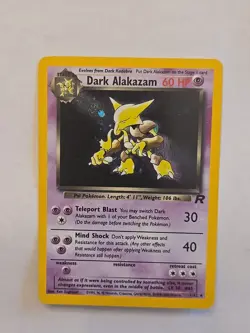 Pokemon Dark Alakazam 1/82 Holo Team Rocket Set - Image 1