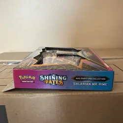 Pokemon TCG: Shining Fates Mad Party Pin Collections Box - Galarian Mr. Rime - Image 3