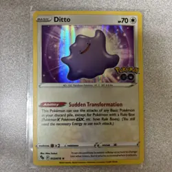 Pokemon Card - Ditto Pokemon GO 053/078 Holo Rare 2022 - Image 1