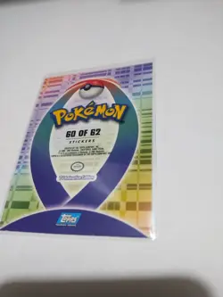 Topps Pokemon Johto League Champions Sticker Chase Card #241 60 Of 62 Rare - Image 4