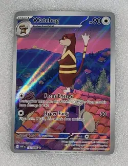 Watchog 153/086 NM/M SV White Flare WHT EN Illustration Rare Pokemon TCG - Image 1