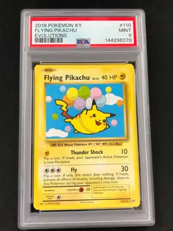 Pokemon 2016 Flying Pikachu 110/108 PSA 9 - Image 1