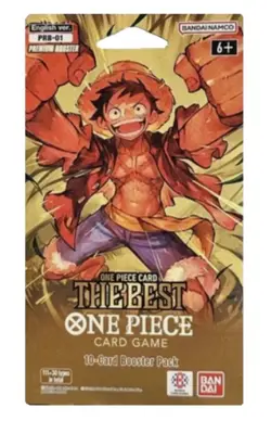 7 PacksEnglish The Best Premium Booster Pack One Piece Card Game PRB01 TCG Luffy - Image 1