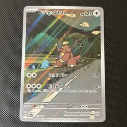 Pokemon Kangaskhan 204/182 Sv10 Destined Rivals Holo Illustration Rare NM - Image 1