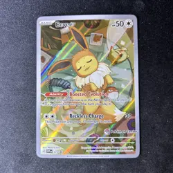 Pokemon TCG Eevee 173 Holo Promo Prismatic Evolutions pokemon Center - Image 1