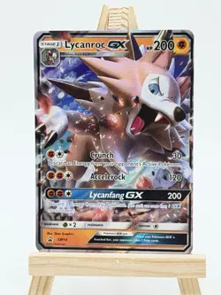 Pokemon Promo Cards Lycanroc GX - SM14 - Black Star Promo Mint/NM - Image 1