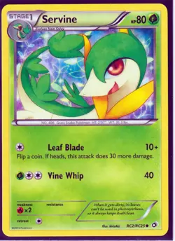 2013 POKEMON 3 Legendary Treasures RADIANT Collection-SEPERPERIOR+SERVINE+SNIVY - Image 4