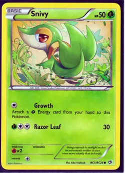 2013 POKEMON 3 Legendary Treasures RADIANT Collection-SEPERPERIOR+SERVINE+SNIVY - Image 5