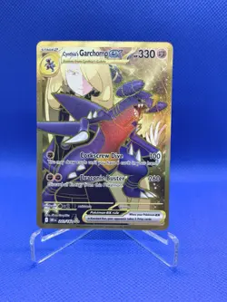 Pokemon Cynthia's Garchomp EX 241/182 Destined Rivals Hyper Rare Holo 330 HP - Image 1