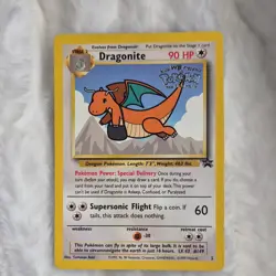 Pokemon Dragonite no.5 WB Movie promo Wizards of the Coast. Never Played With - Image 1
