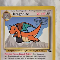 Pokemon Dragonite no.5 WB Movie promo Wizards of the Coast. Never Played With - Image 2