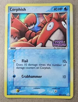 Pokemon TCG: Corphish 63/110 EX Holon Phantoms - Reverse Holo Stamped - NM - Image 1
