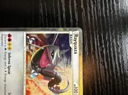 Pokemon Rayquaza Shiny SL10 Call of Legends Holo Rare 2011 EN Basic HP100 - Image 5