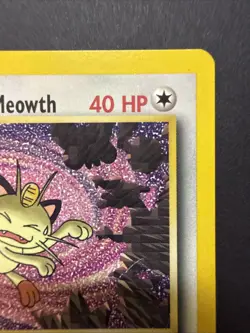 Team Rocket's Meowth! BLACK STAR PROMO 18 WoTC Non-Holo VINTAGE Pokemon 2000 - Image 3