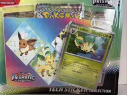 Pokemon TCG Prismatic Evolutions Tech Sticker Collection - Leafeon |BRAND NEW - Image 2