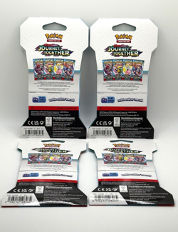 Pokemon TCG Scarlet & Violet Journey Together Booster Pack Lot of 4 Sealed - Image 2