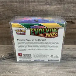 Pokemon Evolving Skies Booster Packs x36 w/ Booster Box & Plastic Case TCG - Image 3