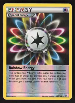 Pokemon TCG XY - BREAKthrough Reverse Holo Rainbow Energy #152/162 - Image 1