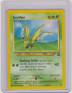 NM-MINT POKEMON Scyther Black Star Promo #45 Rare WOTC TCG Never Played - Image 1