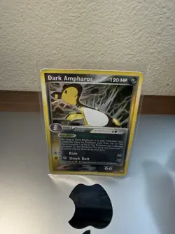 Pokemon TCG Dark Ampharos EX Team Rocket Returns Holo 2/109 - Image 1