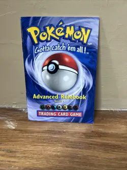 1999 Pokemon Trading Card Game Advanced Rulebook Version 1-WOTC Nintendo Vintage - Image 1