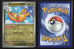 Dragonite 149/165 Rare 151 Pokemon Reverse Holo Lightly Played - Image 3