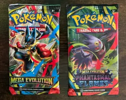 Lot of 2 Pokemon Mega Evolution Booster Packs - Phantasmal Flames sealed - Image 1