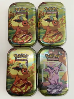 Pokemon S&V Prismatic Evolutions Mini Tins (Lot of 4) - Image 1