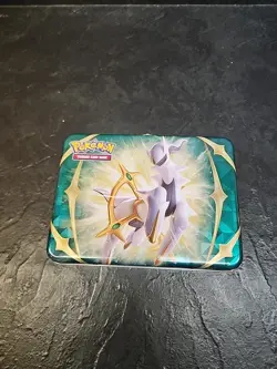 Pokemon Collectors Chest Rowlet Cyndaquil Oshawott Arceus (TIN ONLY) - Image 1