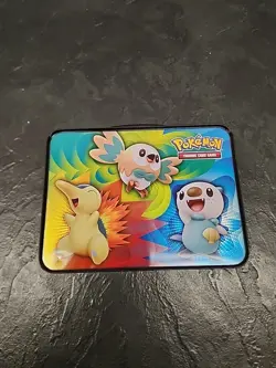 Pokemon Collectors Chest Rowlet Cyndaquil Oshawott Arceus (TIN ONLY) - Image 5