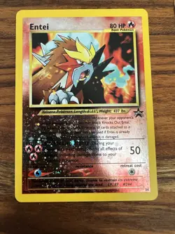 Pokemon TCG Entei Wizards Black Star Promos 34 Holo Promo Promo - Image 1