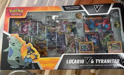 Pokemon Heavy Hitters Premium Collection Lucario V & Tyranitar V - Image 1