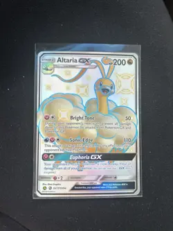 Pokemon Altaria GX Full Art Shiny Holo Rare Holo Hidden Fates SV77/SV94 2019 - Image 1