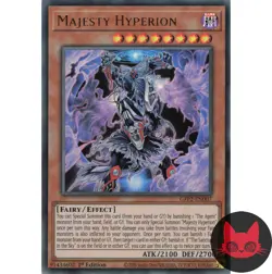 Yugioh Majesty Hyperion GFP2-EN007 Ultra Rare 1st Edition NM - Image 1